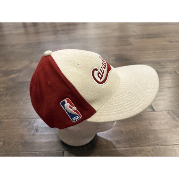 Vtg 90s Nike NBA Cleveland Cavaliers Swoosh Fitted Hat Size XL Wool Baseball Cap - Picture 5 of 9